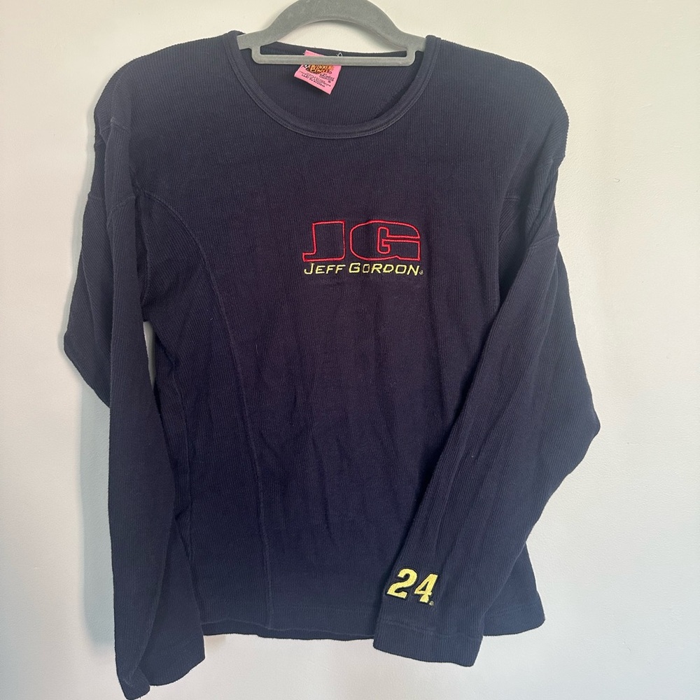 Vintage Y2K Jeff Gordon NASCAR Long Sleeve‎ Tee Shirt Size S